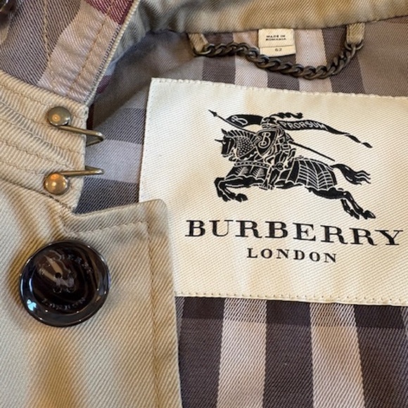 Auth. Burberry London Men Trench Coat 🧥 52EU/44US - Picture 8 of 11